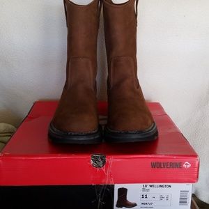 10" Wellington Wolverine Boots